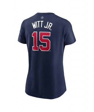 Women's Bobby Witt Jr. Navy USA Baseball 2023 World Baseball Classic Name and Number T-shirt Navy $29.49 Tops
