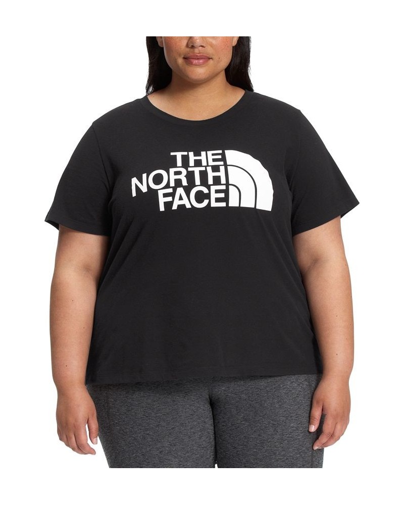 Plus Size Half Dome Logo T-Shirt Tnf Black $18.20 Tops