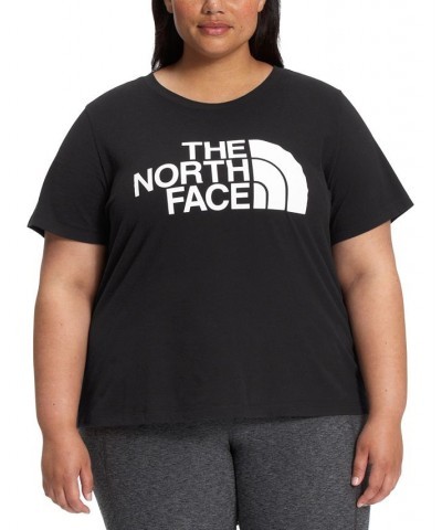 Plus Size Half Dome Logo T-Shirt Tnf Black $18.20 Tops