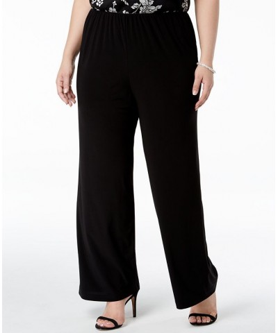 Plus Size Wide-Leg Pants Black $35.70 Pants