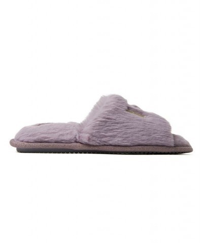 Bride and Bridesmaids Slide Slippers Online Only Purple $18.24 Shoes
