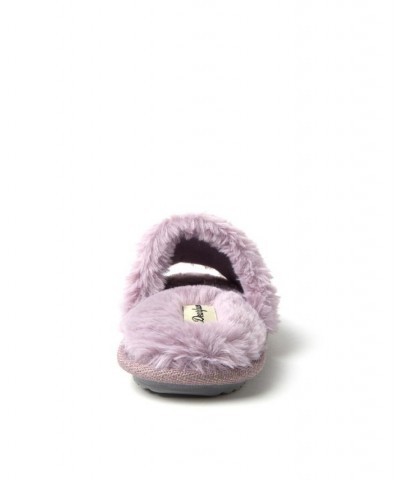 Bride and Bridesmaids Slide Slippers Online Only Purple $18.24 Shoes