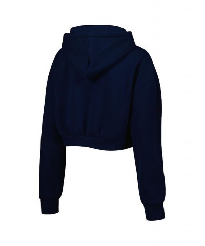 Women's Navy Dallas Cowboys Cropped Pullover Hoodie Navy $46.55 Sweatshirts