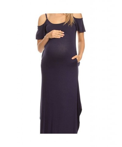 Maternity Lexi Maxi Dress Navy $18.42 Dresses