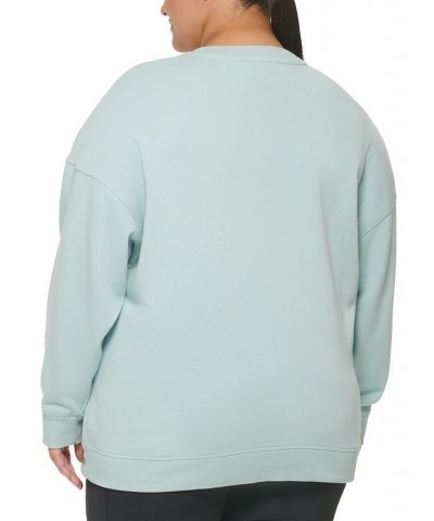 Plus Size Dropped-Shoulder Sweatshirt Sea Level $17.03 Sweatshirts