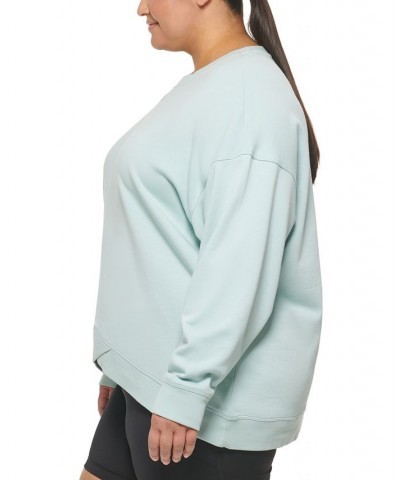 Plus Size Dropped-Shoulder Sweatshirt Sea Level $17.03 Sweatshirts