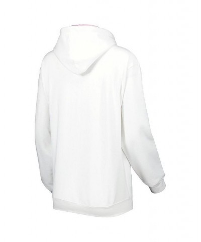 Women's White Houston Astros Tie-Dye Pullover Hoodie White $33.00 Sweatshirts