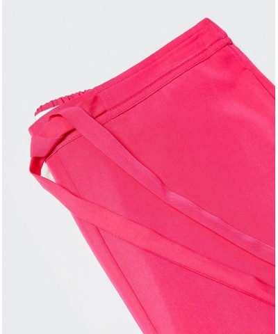 Women's Flowy Straight-Fit Pants Fuchsia $30.10 Pants