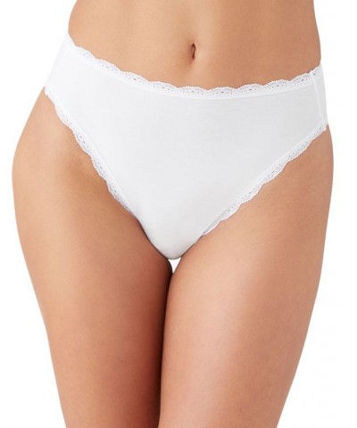 Women's Inspired Eyelet High-Leg Brief Underwear 971219 White $9.75 Panty