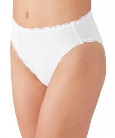 Women's Inspired Eyelet High-Leg Brief Underwear 971219 White $9.75 Panty