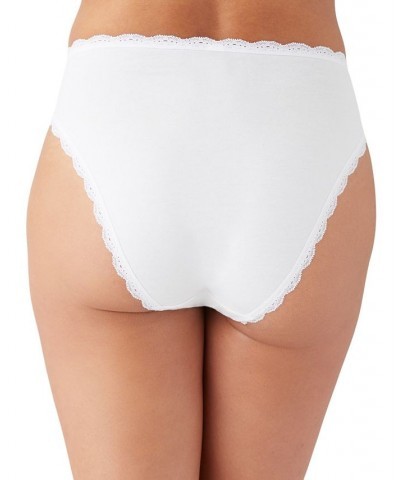Women's Inspired Eyelet High-Leg Brief Underwear 971219 White $9.75 Panty