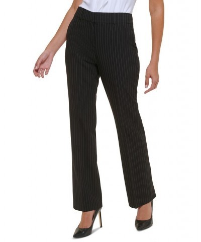 Women's Striped Sutton Straight-Leg Trousers Pinstripe $54.50 Pants