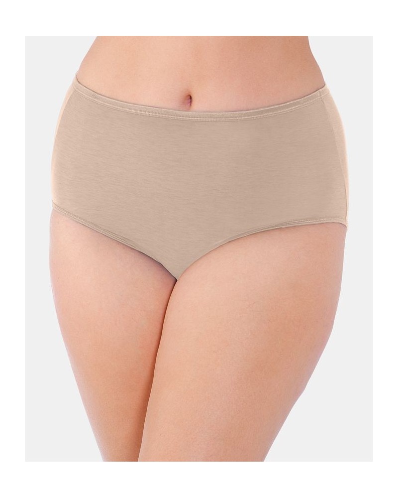 Women's Illumination Plus Size Satin-Trim Brief Underwear 13811 Multi $9.57 Panty