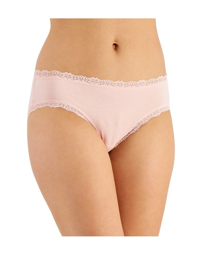 Women’s Lace Trim Hipster Underwear Peachskin $8.47 Panty