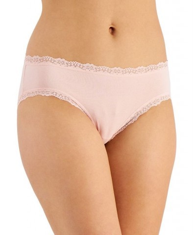 Women’s Lace Trim Hipster Underwear Peachskin $8.47 Panty