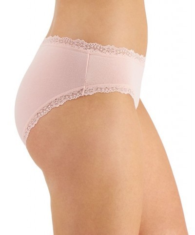 Women’s Lace Trim Hipster Underwear Peachskin $8.47 Panty