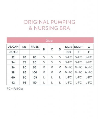 Women's Original Pumping and Nursing Bra Pink $18.36 Bras