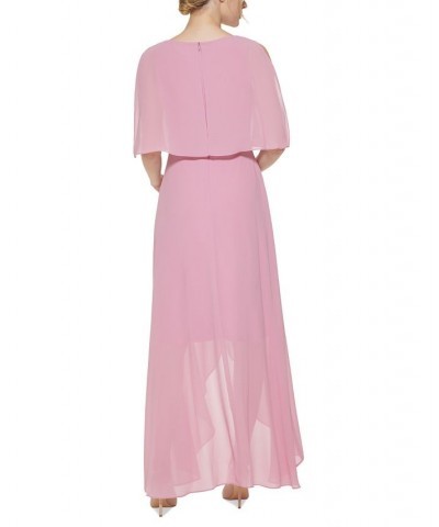 Women's Chiffon-Overlay Maxi Dress Mauve $37.94 Dresses