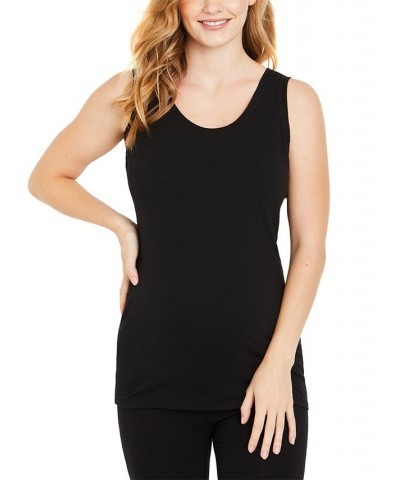 BumpStart Maternity Tank Top Two-Pack Black And White $16.00 Tops