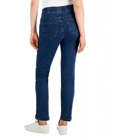 Petite Pull-On Denim Pants Overcast $15.11 Jeans