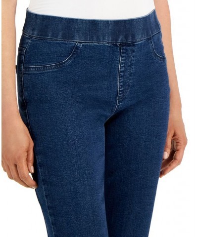 Petite Pull-On Denim Pants Overcast $15.11 Jeans