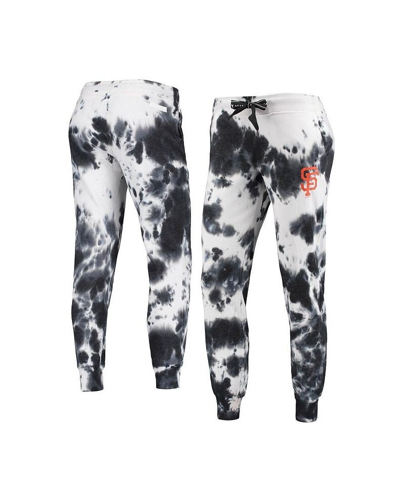 Women's White Black San Francisco Giants Melody Tie-Dye Jogger Pants White, Black $44.10 Pants