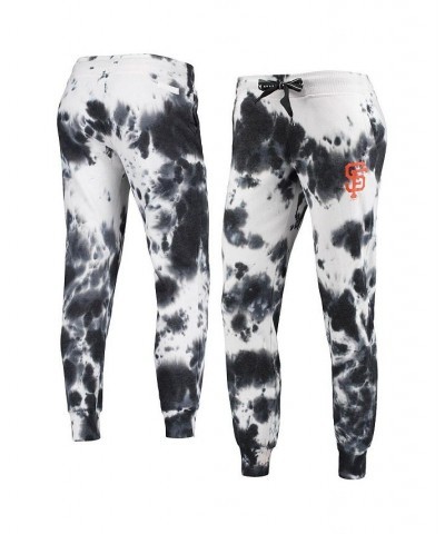 Women's White Black San Francisco Giants Melody Tie-Dye Jogger Pants White, Black $44.10 Pants