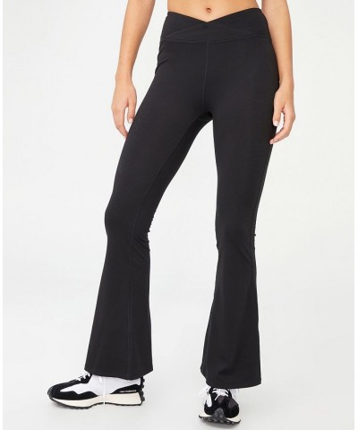 Women's Ultra Soft Full Length Flare Pant Black $25.49 Pants