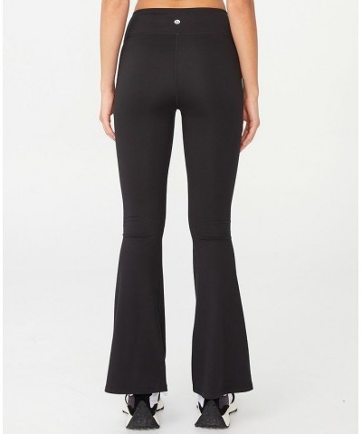 Women's Ultra Soft Full Length Flare Pant Black $25.49 Pants