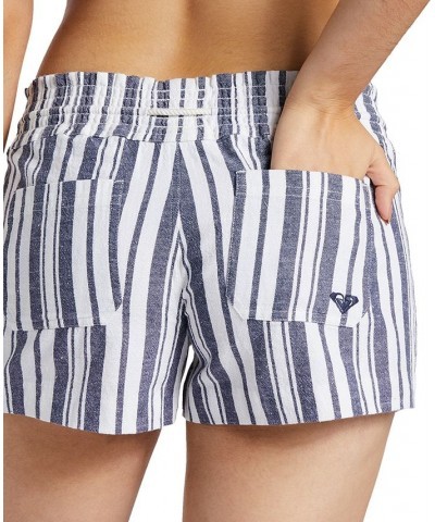 Juniors' Oceanside Yarn Dyed Short Mood Indigo Paradise $29.64 Shorts