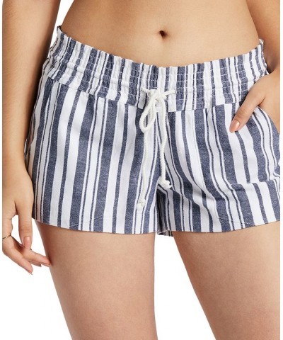 Juniors' Oceanside Yarn Dyed Short Mood Indigo Paradise $29.64 Shorts