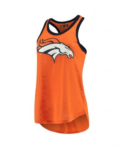 Women's Orange Denver Broncos Tater Tank Top Orange $20.79 Tops