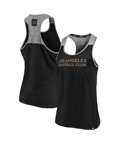 Women's Branded Black LAFC Made to Move Racerback Tank Top Black $24.29 Tops