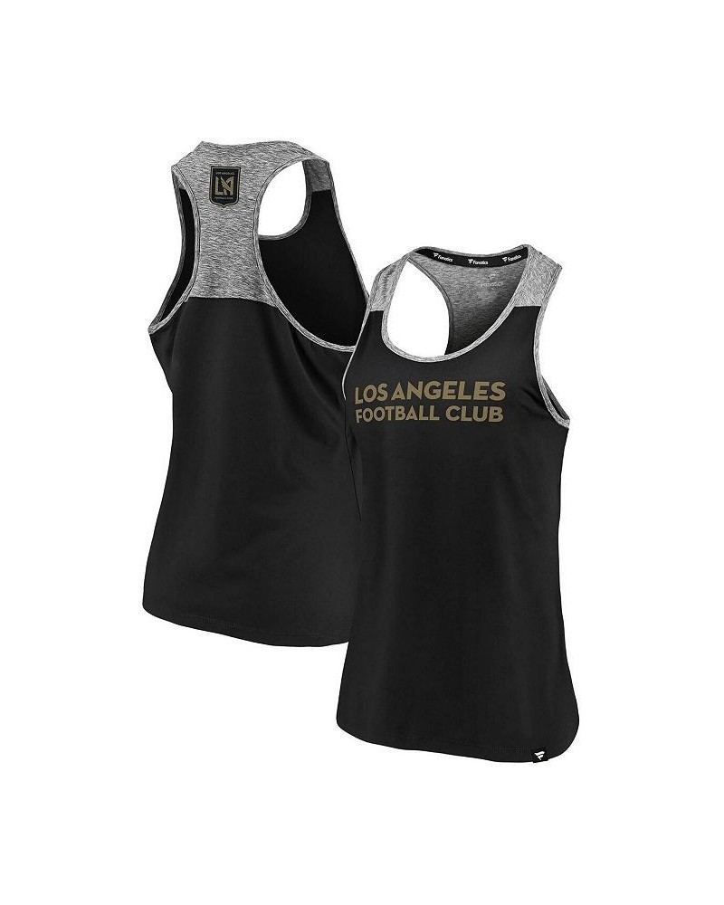 Women's Branded Black LAFC Made to Move Racerback Tank Top Black $24.29 Tops