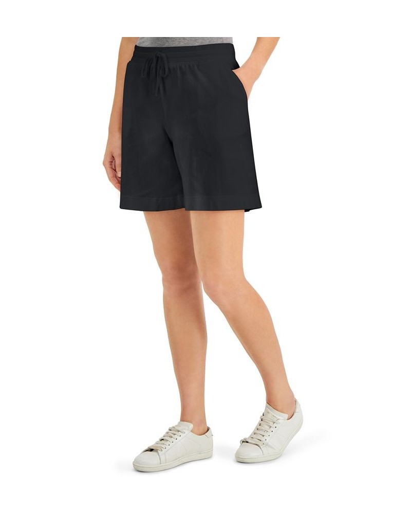 Pull-On Knit Shorts Deep Black $10.19 Shorts