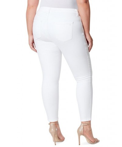 Trendy Plus Size Kiss Me Super Skinny Jeans White $18.00 Jeans