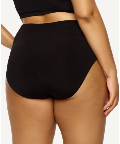 Plus Size Body Smooth Seamless Brief Panty Black $11.27 Panty