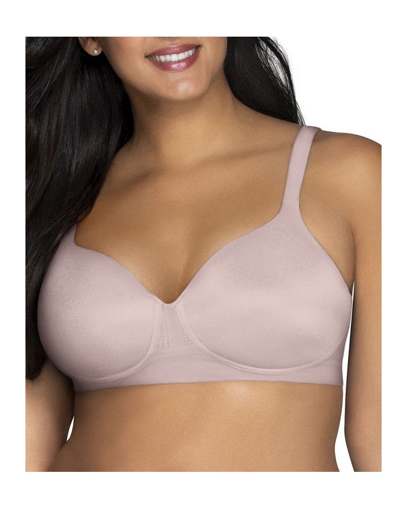 Women's Beyond Comfort Full Figure Wirefree Bra 71282 Pink $16.51 Bras