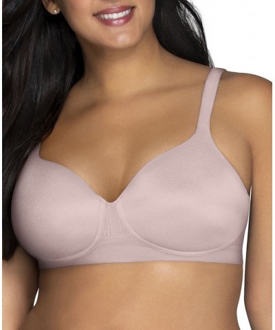 Women's Beyond Comfort Full Figure Wirefree Bra 71282 Pink $16.51 Bras