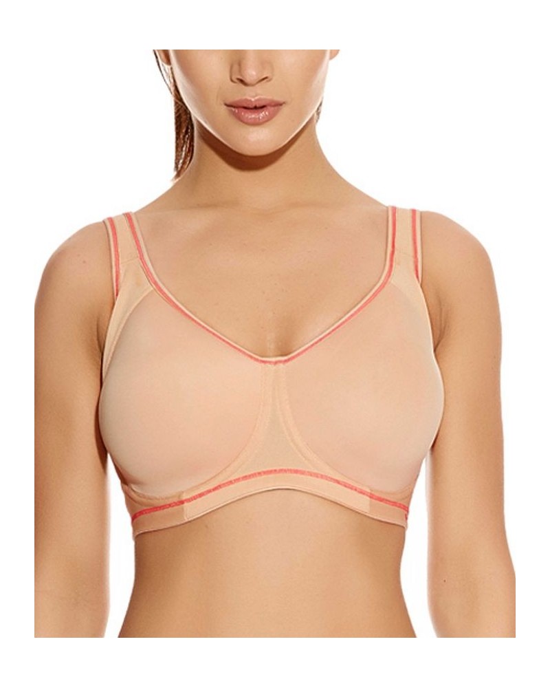 Sonic Underwire Moulded Spacer Sports Bra Tan/Beige $39.36 Bras