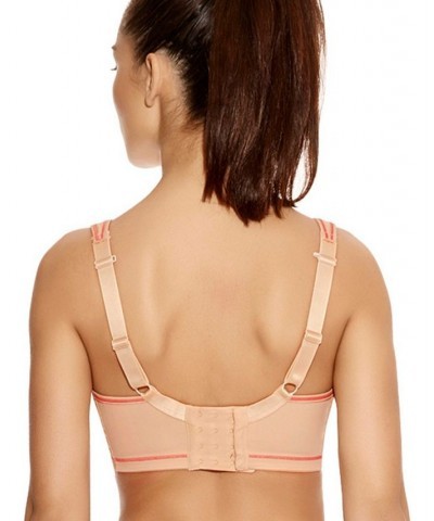 Sonic Underwire Moulded Spacer Sports Bra Tan/Beige $39.36 Bras