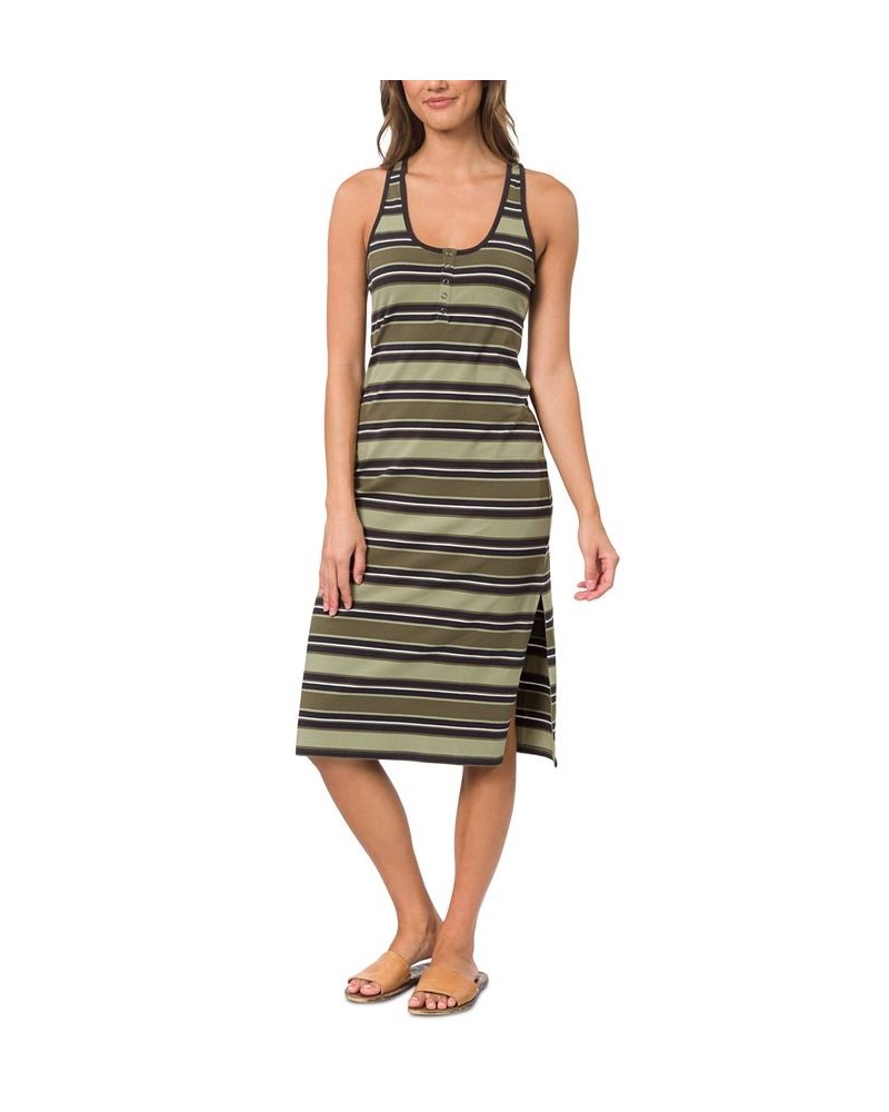 Juniors' Alexa Racerback Sleeveless Midi Dress Variegated Stripe $24.51 Dresses