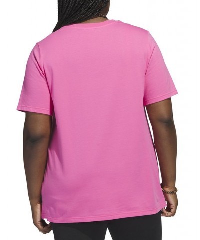 Women's Essentials Logo Cotton T-Shirt XS-4X Pulse Magenta $13.65 Tops