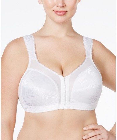 18 Hour Front Close Ultimate Shoulder Comfort Wireless Bra 4695 Online Only White $11.25 Bras