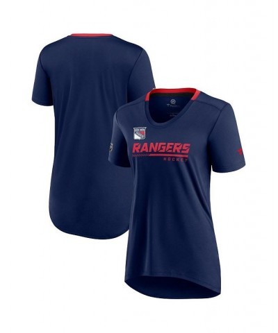 Women's Branded Navy New York Rangers Authentic Pro Locker Room T-shirt Navy $20.24 Tops