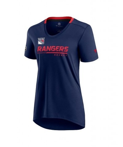 Women's Branded Navy New York Rangers Authentic Pro Locker Room T-shirt Navy $20.24 Tops