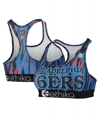 Women's Royal Philadelphia 76ers Classic Sports Bra Royal $22.25 Bras