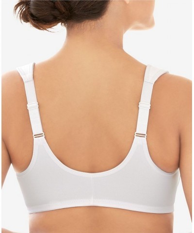 Women's Full Figure Plus Size Wonderwire Front Close Bra White $24.18 Bras