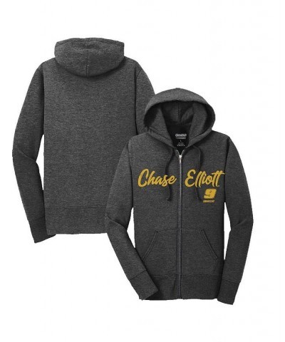 Women's Heather Charcoal Chase Elliott Energy Full-Zip Hoodie Heather Charcoal $37.09 Sweatshirts