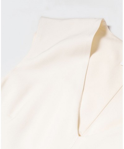 Women's V-Neckline Short Dress Tan/Beige $31.50 Dresses